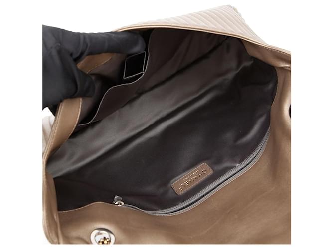 Chanel Borsa a tracolla con catena Marrone - vista 9