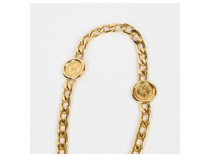 Chanel Cinturón con hebilla de logo CC Dorado - vista 3