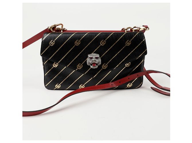 Gucci Giuseppe Tiara Medium Tote Schultertasche Schwarz - Ansicht 3