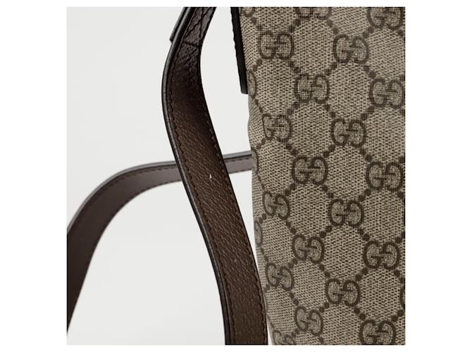 Gucci Bolso hobo Ophidia pequeño Castaño - vista 4