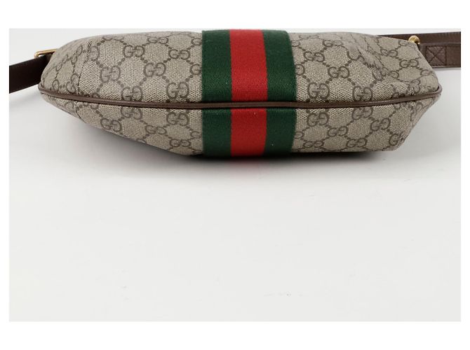 Gucci Bolso hobo Ophidia pequeño Castaño - vista 7