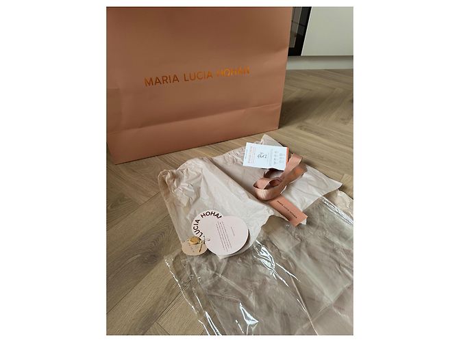Autre Marque Vestido midi de seda Heidi Maria Lucia Hohan Gris Verde oliva - vista 6