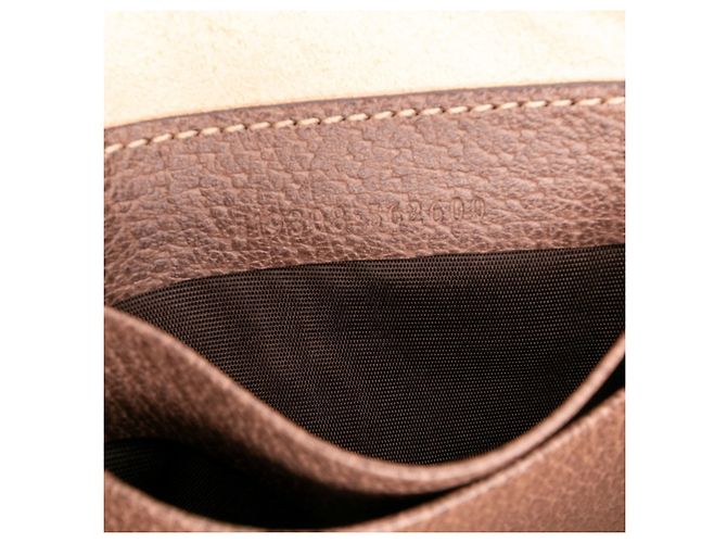 Gucci Piccola borsa a tracolla GG Supreme Web Ophidia – Tessuto rivestito Marrone - vista 5