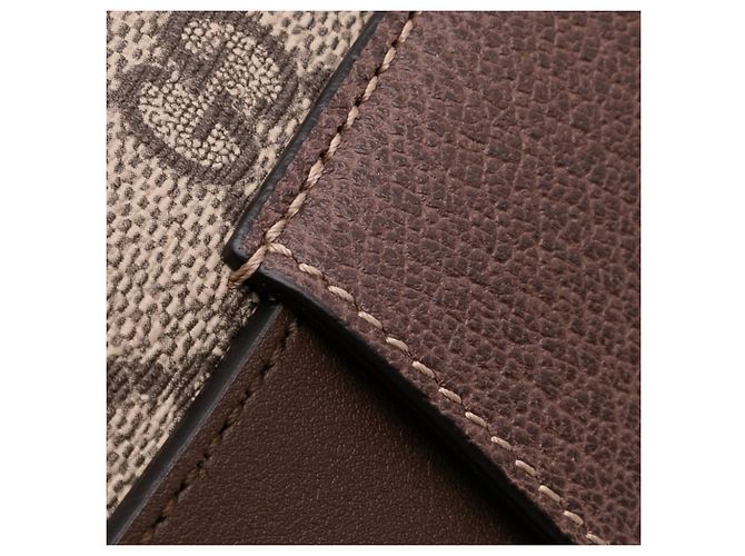 Gucci Piccola borsa a tracolla GG Supreme Web Ophidia – Tessuto rivestito Marrone - vista 8