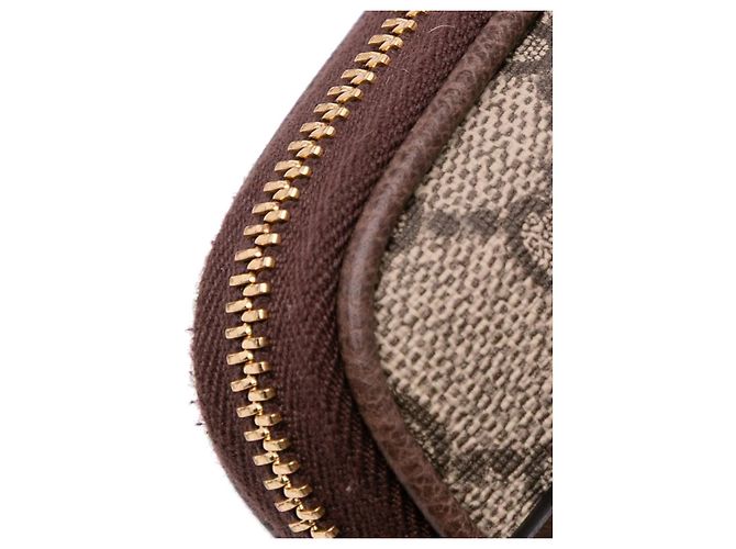 Gucci Piccola borsa a tracolla GG Supreme Web Ophidia – Tessuto rivestito Marrone - vista 9