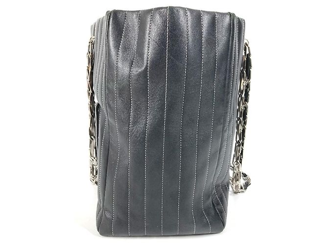 Bolsa Tote Mademoiselle com corrente dupla e logo CC Coco da Chanel Preto - vista 3