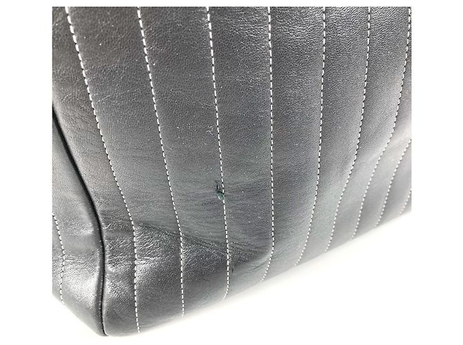 Bolsa Tote Mademoiselle com corrente dupla e logo CC Coco da Chanel Preto - vista 9