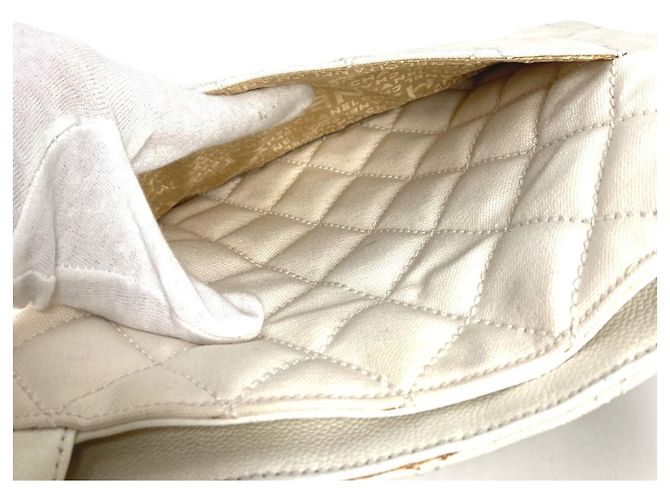 Borsa tote Reissue matelassé di Chanel Bianco - vista 18