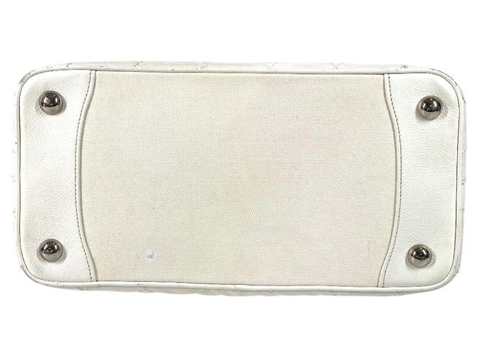 Borsa tote Reissue matelassé di Chanel Bianco - vista 5