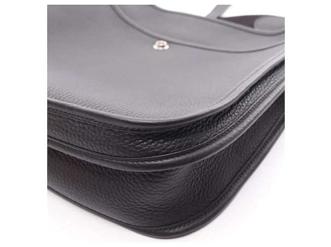 Borsa a Spalla Hermès Evelyn 3 Trois PM Nero - vista 6
