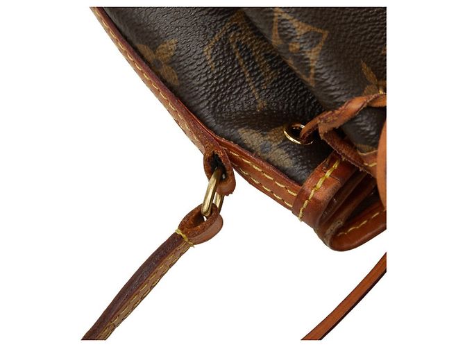 Noe Borsa a spalla mini Nano Noé Monogram Louis Vuitton Marrone - vista 11
