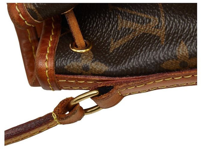 Noe Borsa a spalla mini Nano Noé Monogram Louis Vuitton Marrone - vista 12