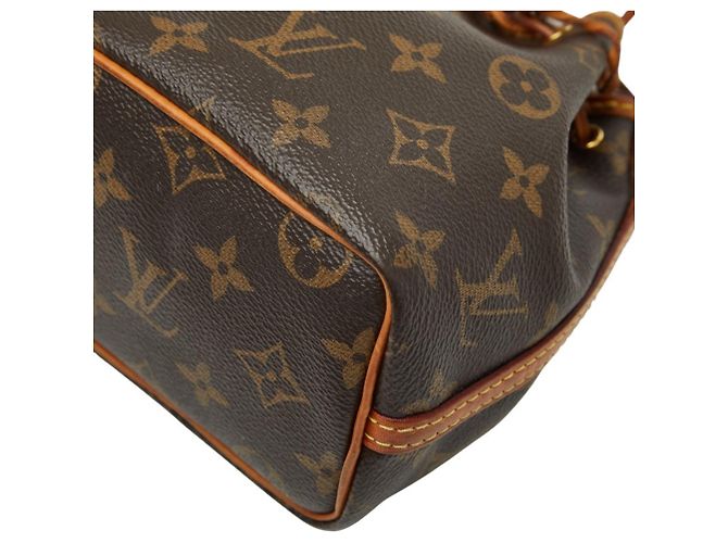Noe Borsa a spalla mini Nano Noé Monogram Louis Vuitton Marrone - vista 4