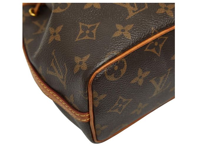 Noe Borsa a spalla mini Nano Noé Monogram Louis Vuitton Marrone - vista 5