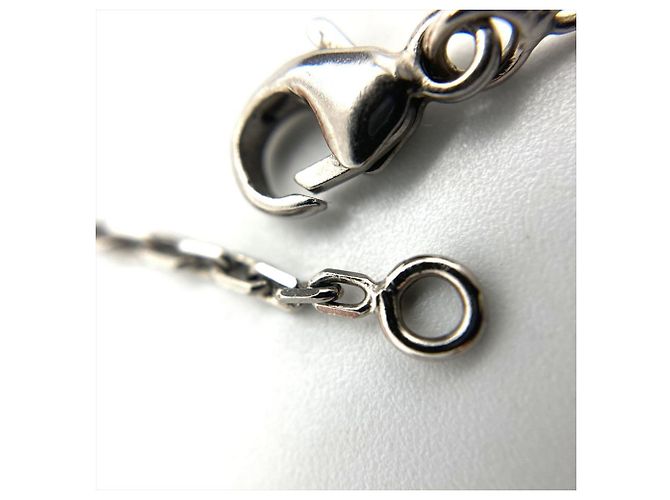 Collar Hermès O'KELLY PENDANT PM Castaño Gris pardo - vista 6