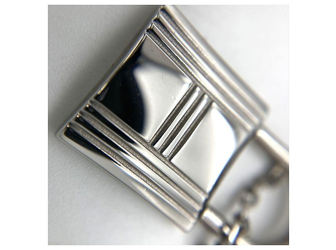 Collar Hermès O'KELLY PENDANT PM Castaño Gris pardo - vista 9