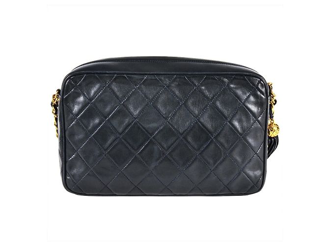 Borsa a Spalla Chanel Matelassé con Catena Nero - vista 4
