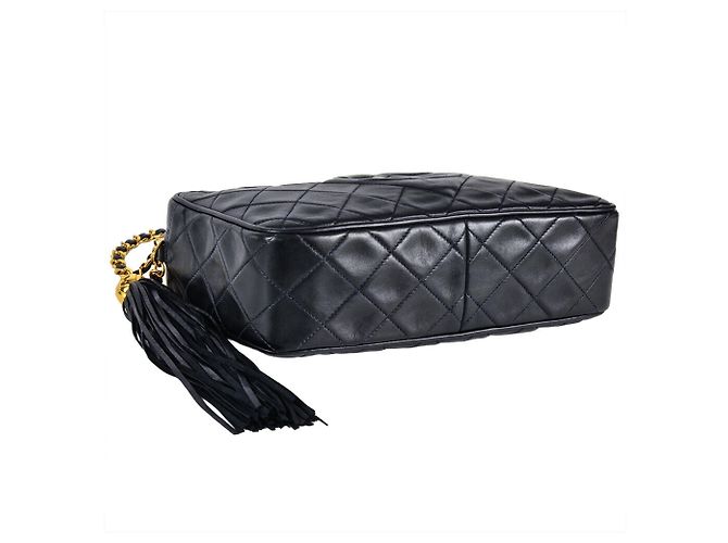 Borsa a Spalla Chanel Matelassé con Catena Nero - vista 5