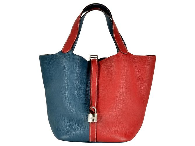 Hermès Picotin Lock GM Handtasche Rot - Ansicht 2