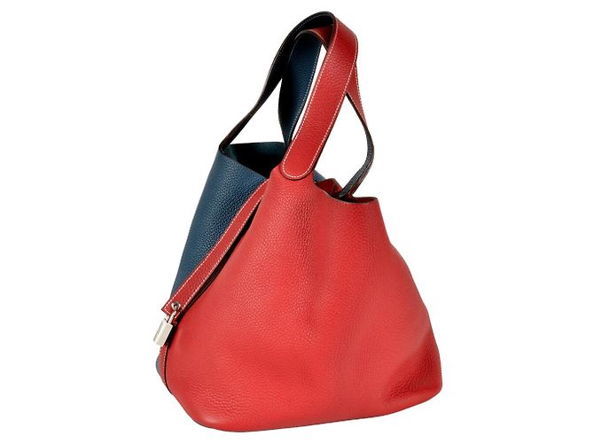 Hermès Picotin Lock GM Handtasche Rot - Ansicht 3