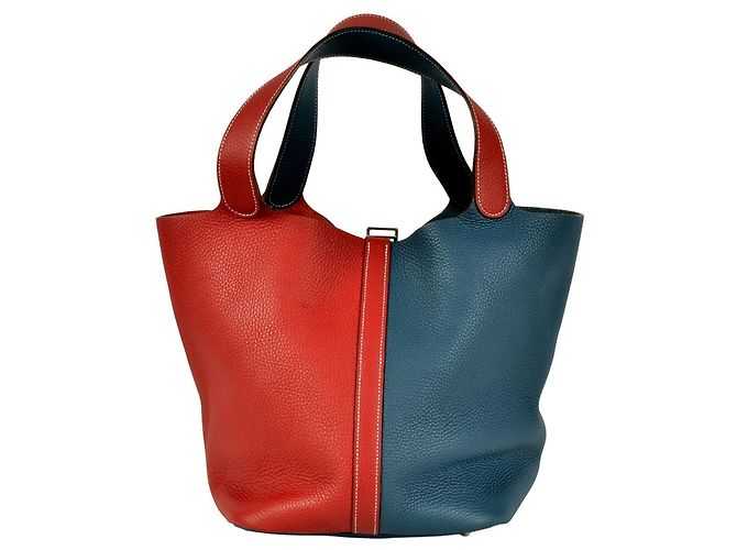 Hermès Picotin Lock GM Handtasche Rot - Ansicht 4