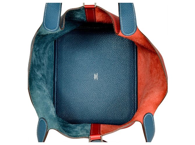Hermès Picotin Lock GM Handtasche Rot - Ansicht 7