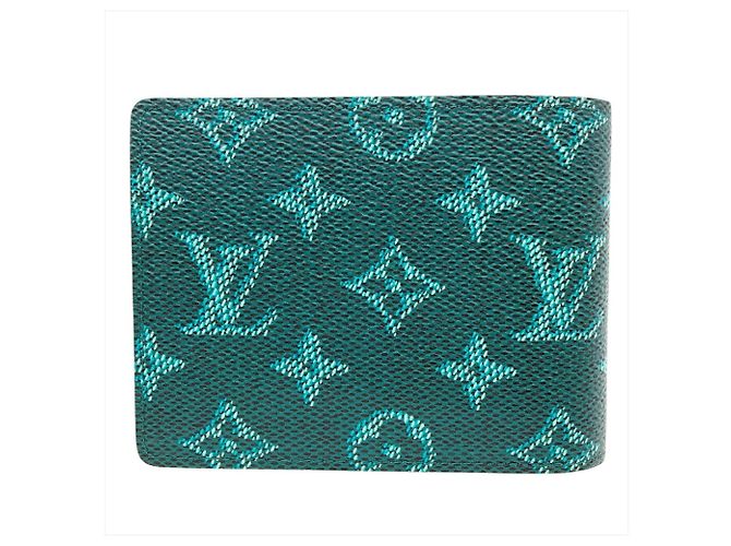 Monedero Múltiple Louis Vuitton Verde - vista 3