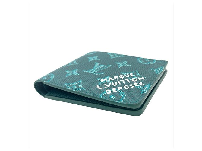 Monedero Múltiple Louis Vuitton Verde - vista 4