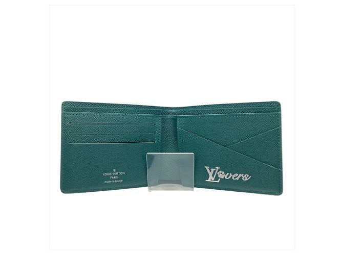 Monedero Múltiple Louis Vuitton Verde - vista 6