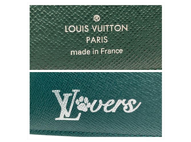 Monedero Múltiple Louis Vuitton Verde - vista 9