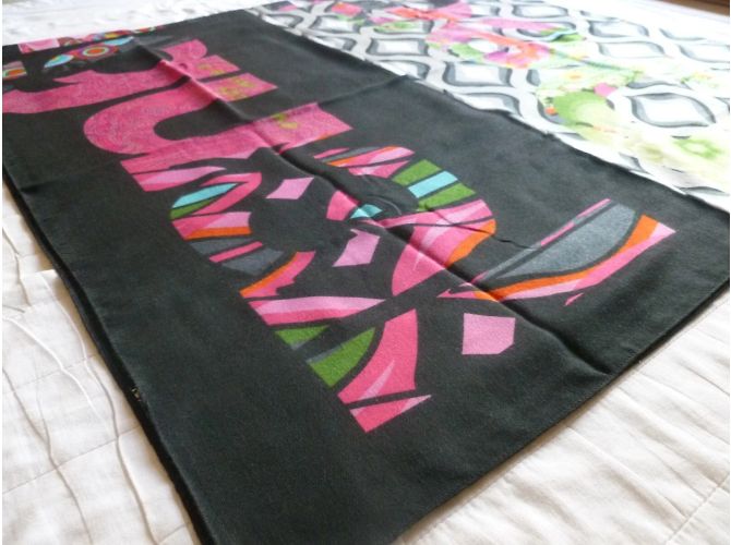 Nuovo stole/scarf maxi multicolore DESIGUAL Nero - vista 12