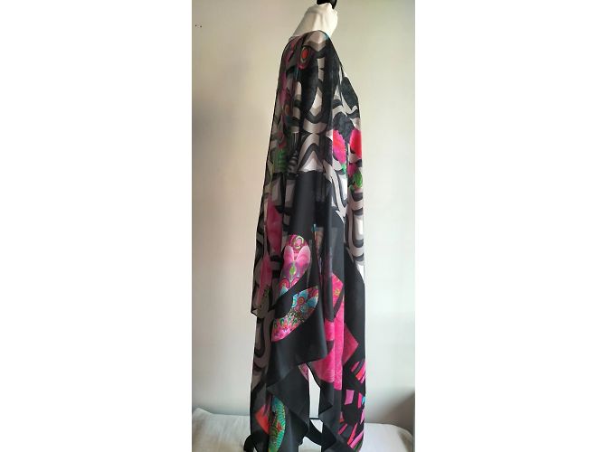 Nuovo stole/scarf maxi multicolore DESIGUAL Nero - vista 3