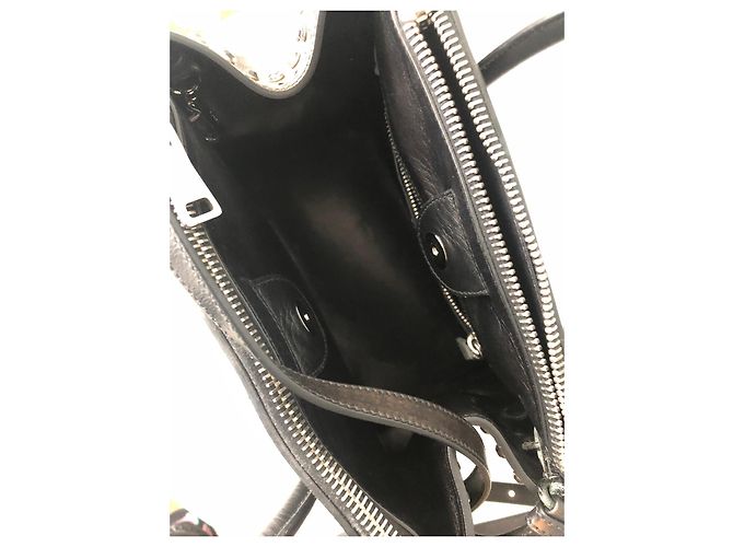 Prada Tasche aus braunem Leder. Vintage Ebano Vitello. - Ansicht 7