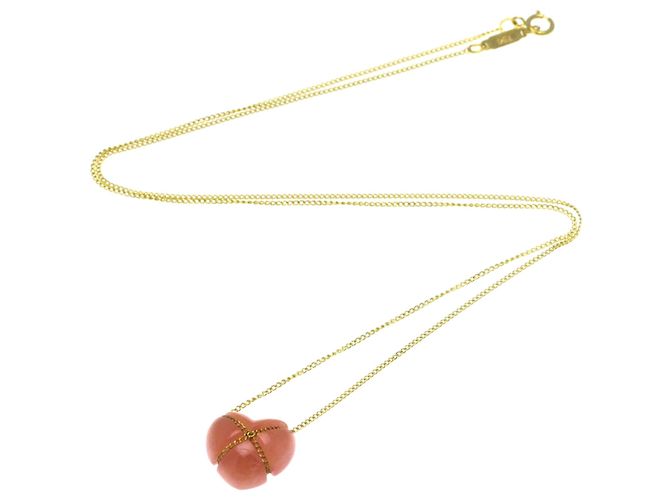 Tiffany & Co Collana a cuore incrociato in rodocrosite Tiffany Chain D'oro - vista 12