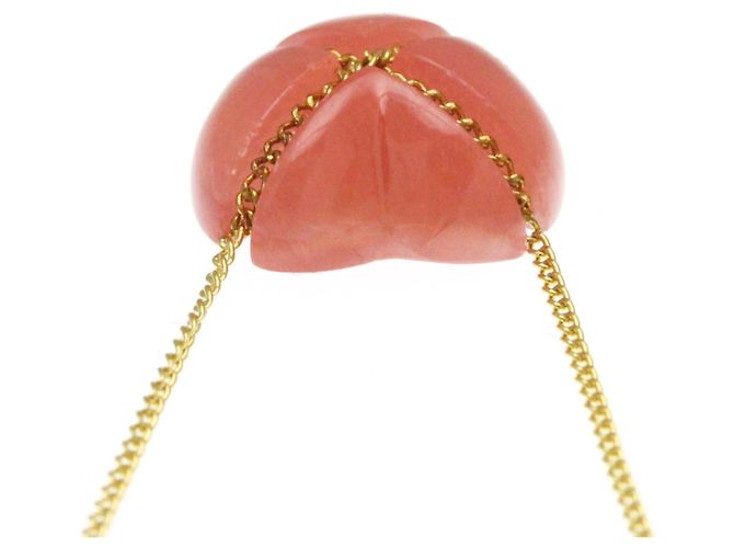 Tiffany & Co Collana a cuore incrociato in rodocrosite Tiffany Chain D'oro - vista 6
