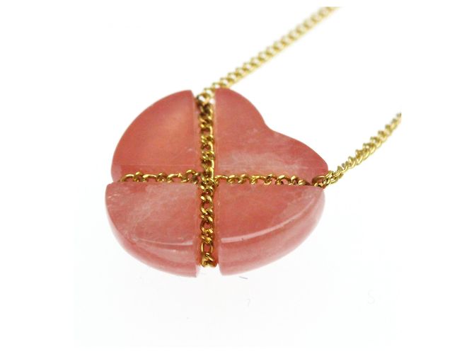 Tiffany & Co Collana a cuore incrociato in rodocrosite Tiffany Chain D'oro - vista 7
