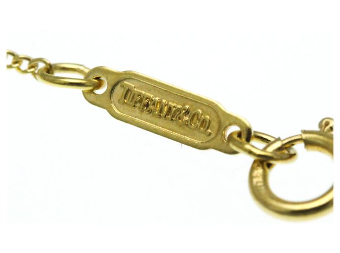 Tiffany & Co Collana a cuore incrociato in rodocrosite Tiffany Chain D'oro - vista 8