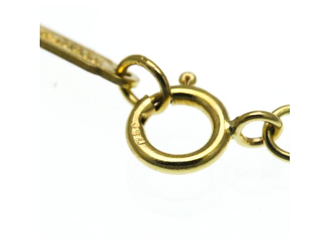 Tiffany & Co Collana a cuore incrociato in rodocrosite Tiffany Chain D'oro - vista 9