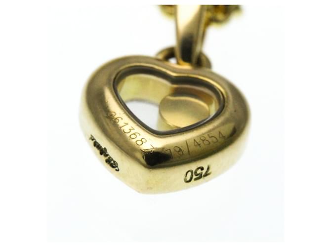 Collar Péndulo Corazón Happy Diamonds de Chopard Dorado - vista 9