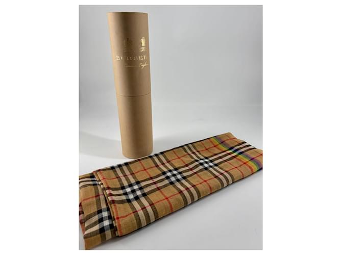 Bufanda de cuadros arcoíris Burberry Multicolor - vista 4