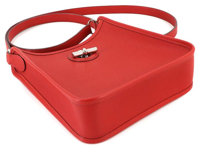Borsa a spalla Vespa TPM di Hermès in Rouge H Rosso - vista 5