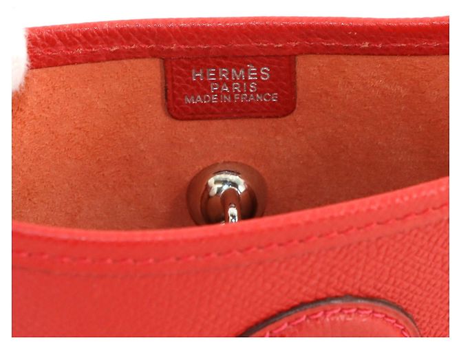 Borsa a spalla Vespa TPM di Hermès in Rouge H Rosso - vista 8