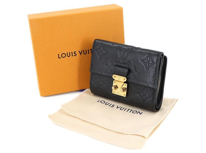 Metis Compact Tri-Fold Geldbörse aus Monogram Empreinte von Louis Vuitton Schwarz - Ansicht 2