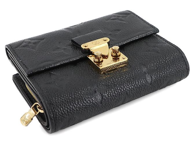 Metis Compact Tri-Fold Geldbörse aus Monogram Empreinte von Louis Vuitton Schwarz - Ansicht 4