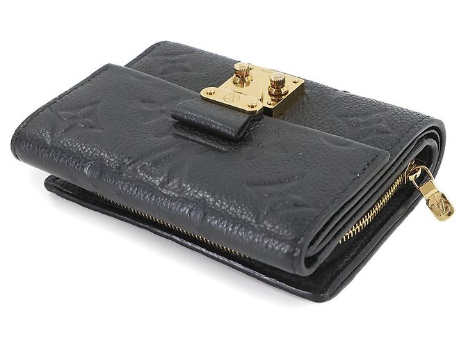 Metis Compact Tri-Fold Geldbörse aus Monogram Empreinte von Louis Vuitton Schwarz - Ansicht 5