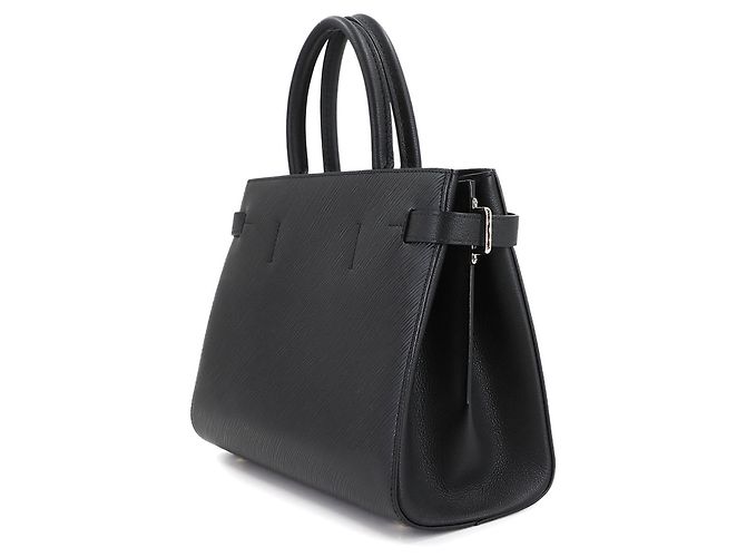 Borsa Tote Epi Twist di Louis Vuitton Nero - vista 4