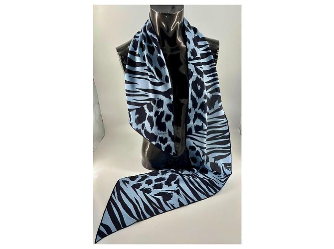 Sciarpa Burberry Prorsum – 100% Seta – stampa animale ibrida Multicolore - vista 3