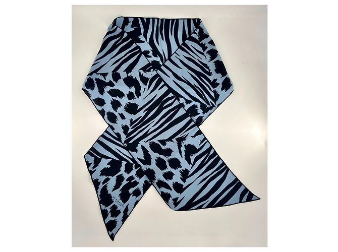 Sciarpa Burberry Prorsum – 100% Seta – stampa animale ibrida Multicolore - vista 4