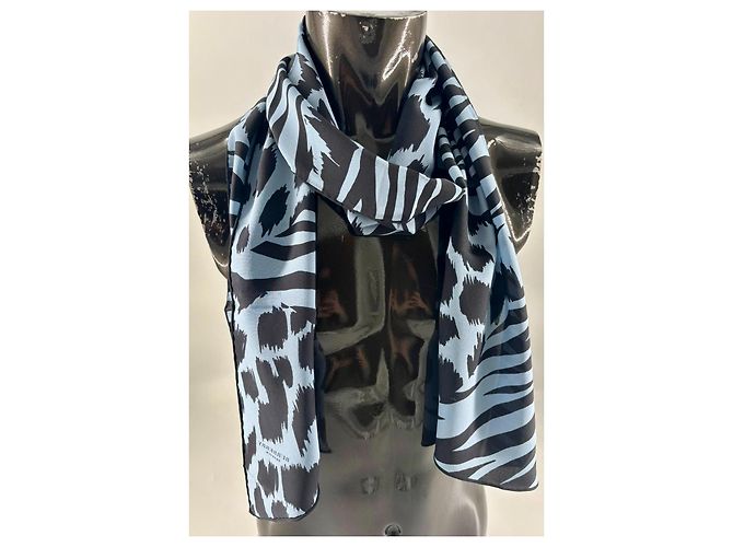Sciarpa Burberry Prorsum – 100% Seta – stampa animale ibrida Multicolore - vista 7