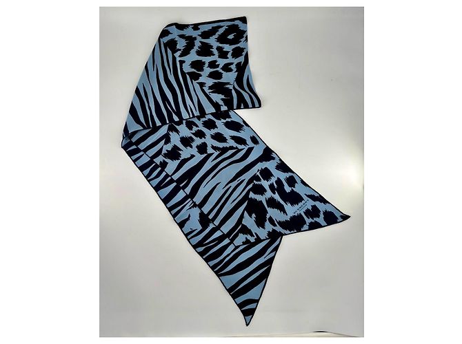 Sciarpa Burberry Prorsum – 100% Seta – stampa animale ibrida Multicolore - vista 9